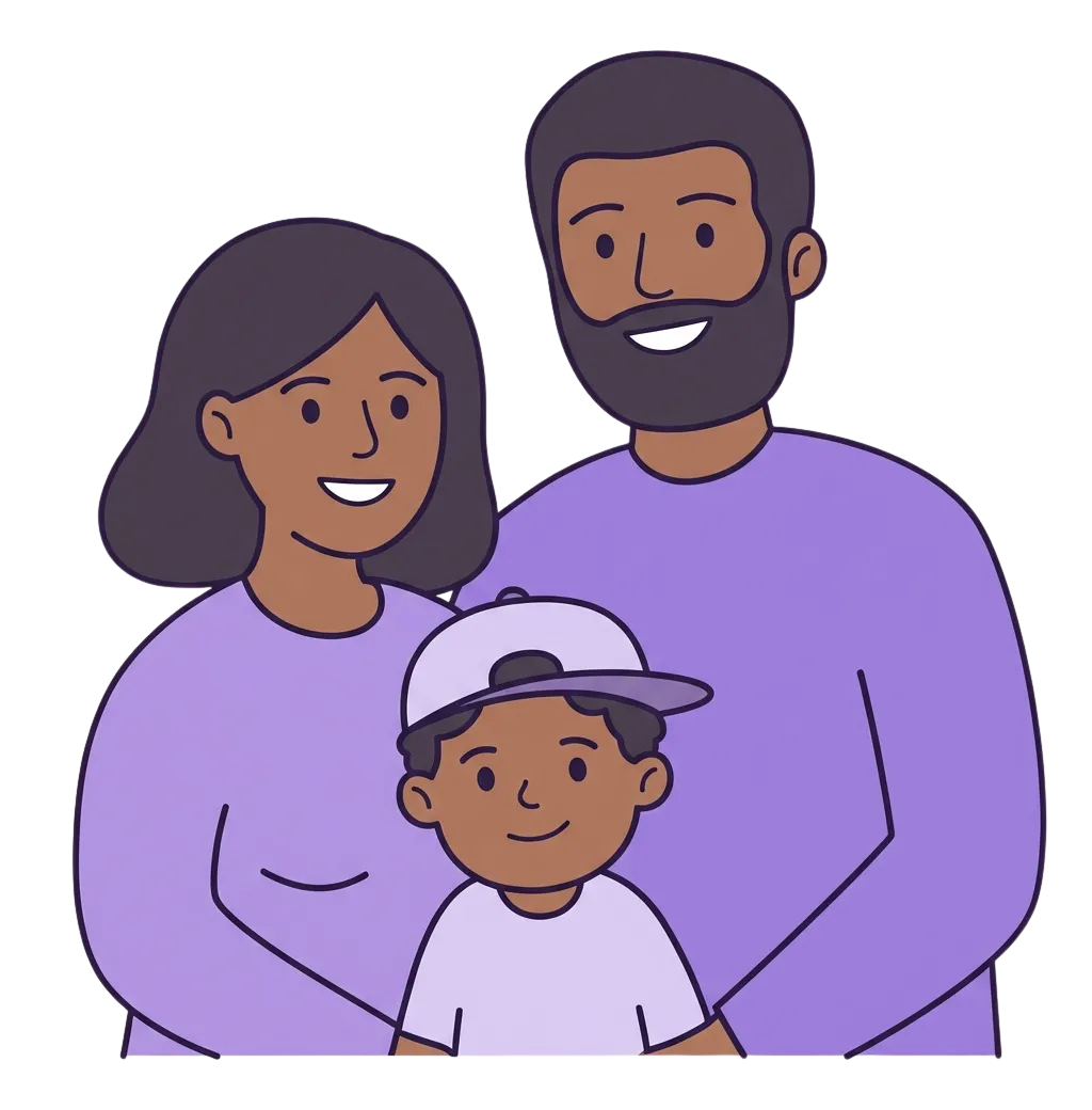 Flexible family icon