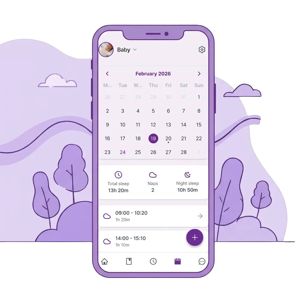 Napify timelines interface on a phone